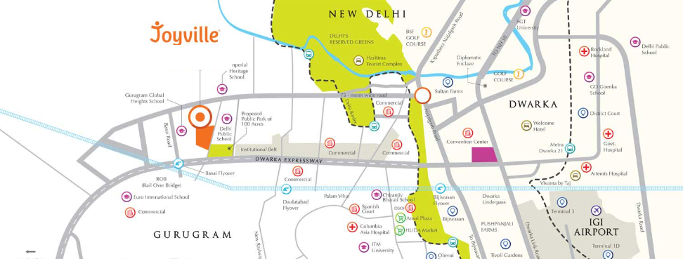 Joyville Gurgaon Location