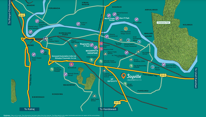 Shapoorji Joyville Hadapsar Location 